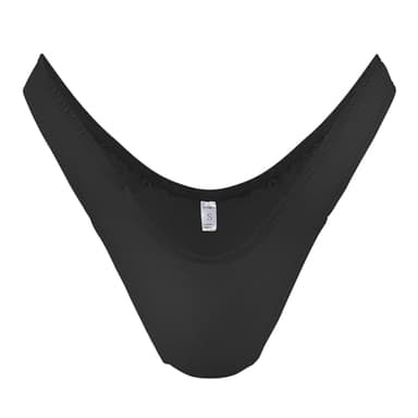 QOYDOY Thong Tucking Gaff Panties For Crossdressers Transgender Individuals Cotton Breathable Hidden Gaff Shaping Brief (Black L)