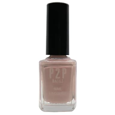 P2P Nails Neutral Nail Lacquer - Regular Nail Polish - All Season Nail Polish for Modern Women - Non Chip Quick Dry Nail Gel - Multi Colored Gel Polish for Natural Shine All Day Long (Pink Salt)