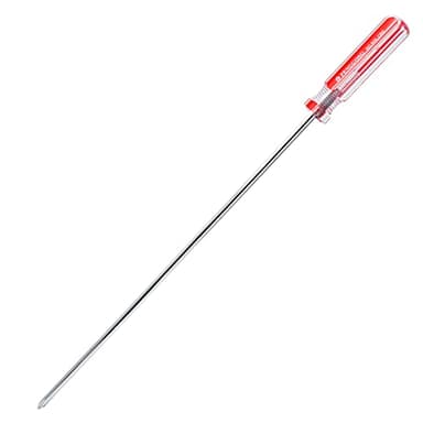 Kyuionty Phillips Screwdriver 10 Inch, Long Screwdriver #1 Extra Long Shaft Cross Head Screwdriver