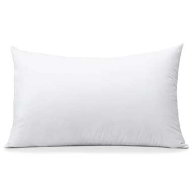 OTOSTAR Throw Pillow Insert, 12 x 20 Cushion Inner Soft Fluffy Plump Stuffer Cushion Pad White Decorative Pillow Insert