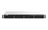 QNAP TS-464eU-8G-US 4 Bay High-Speed 1U Short Depth Rackmount NAS with Dual-2.5GbE, Intel Celeron CPU, 8GB DDR4 Memory and 2.5GbE (2.5G/1G/100M) Network Connectivity (Diskless)