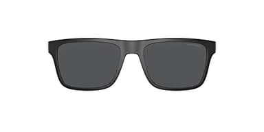Emporio Armani EA4115C Clip-on Lenses, Matte Black/Dark Grey, 54 mm