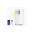 ROVSUN WiFi Enabled Smart 10000 BTU Portable Air Conditioner with Heat, 4-in-1 Cooler, Heater, Dehumidifier & Fan, Room Mobile AC Unit with Remote & APP Control, Rolling Wheels & Installation Kit