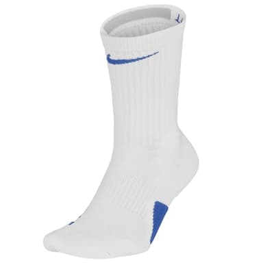 Nike Elite Crew Sock White | Royal L