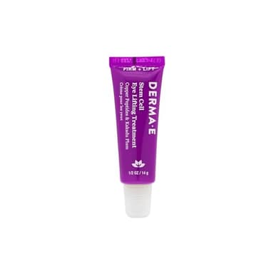 Derma E Stem Cell Lifting Eye Treatment – Multi Action Firming and Tightening Under Eye and Upper Eyelid Cream - Hydrating and Revitalizing Moisturizer, 0.5oz