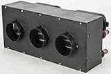 JEGS Auxiliary UTV Heater 12 Volt Assembly - 300 CFM Airflow ATV Heater, 40,000 BTU 12 Volt Heater, Mountable Switch, 3-Vents, 3-Speed Fan, Injection Molded Glass Filled Nylon - 12v Heater for UTV