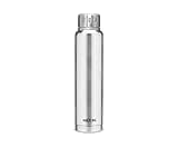 MILTON Thermos Insulated Water Bottle 25 oz (750 ml) Stainless Steel Double walled vacuum flask for 24 Hours Hot and Cold Drinks, Leak Proof for Travel, Office, Gym, Elfin 750 Silver