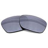 Apex Lenses Polarized Replacement Lenses for Smith Lowdown XL 2 Sunglasses (Silver)