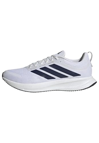 adidas Men's RunBlaze, White/Dark Blue/Black, 10.5