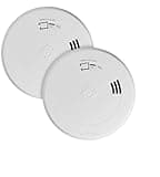 First Alert Voice and Location Alert 2 in 1 Smoke and Carbon Monoxide Alarm 10-Year 2 Pack