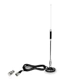 27MHz CB Radios Antenna 27inch with BNC Adaptor and Magnetic Mount for President Midland Cobra Uniden Anytone Truck Radios