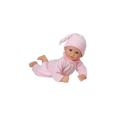 Corolle Bébé Calin Charming Pastel - 12" Soft Baby Doll with Vanilla Scent, Pink Outfit & Sleeping Eyes for Girls Ages 18 Months+, Cute Reborn Realistic Baby Dolls for 2 Year Old Girls