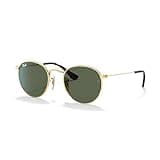 Ray-Ban Junior Kids' Round RJ9547S 223/71 44MM Arista/Dark Green Round Sunglasses for Men for Women + BUNDLE with Designer iWear Eyewear Kit