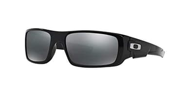 Oakley Men's OO9239 Crankshaft Rectangular Sunglasses, Polished Black/Black Iridium, 60 mm