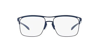 Oakley Mens Ox5068 Holbrook Ti Rx Rectangular Prescription Eyewear Frames, Matte Midnight/Demo Lens, 55 mm