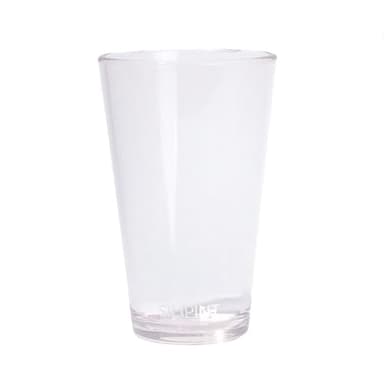 Silipint 16oz Silicone Pint Glass – Unbreakable, BPA-Free, Reusable Silicone Drinking Cup – Flexible, Microwave & Freezer Safe – Stemless Glass for Coffee, Smoothies (Crystal Clear)