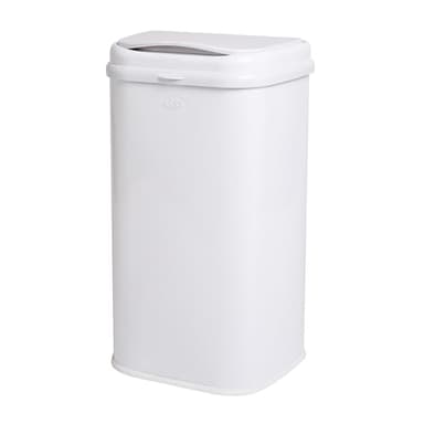 Ubbi Adult Diaper Pail, Steel Odor Locking, No Special Bag Required, Awards-Winning, Modern Design, White