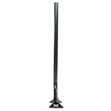 Antennas Direct ClearStream Universal Mast, 40-inch w/Hardware & Pivoting Base – All-Weather Powder-Coated Steel Pole & Base, Easy Install (Black)