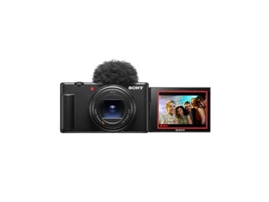 Sony ZV-1 II Vlog Camera for Content Creators and Vloggers - Black