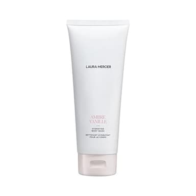 Laura Mercier Hydrating Body Wash, Foaming Daily Body Cleanser, Up to 10HR Hydration, Softens and Smooths Skin, Non-Drying Formula, Creamy Gel Texture, Ambre Vanille