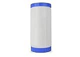4.5" x 10" Whole House Refillable Water Filter Cartridge - GAC Catalytic Carbon + Birm + KDF 85: Reduces Iron, Manganese, Hydrogen Sulfide - Rotten Egg Smell - Compatible with 10" Big blue Housing