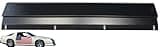 Radiator Upper Support Bracket/Shroud for 1982-1992 3rd Gen Chevrolet Camaro/Pontiac Firebird, Fits Aftermarket 3-row Radiators (Black Semi-Gloss Powder Coat) [The Original, Made in North Carolina]
