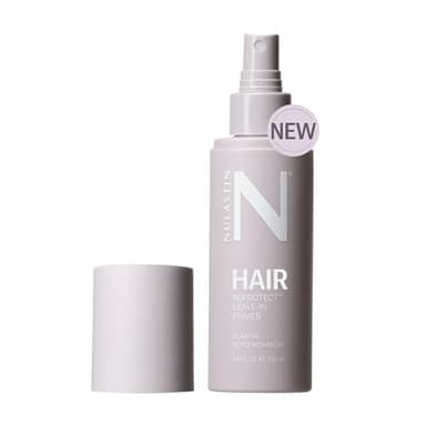 NULASTIN NuProtect Leave In Conditioner Spray - Silicone-Free Heat Protectant, Detangler Spray, Split Ends Hair Treatment & Styling Primer - Color-Safe Formula with 24HR Frizz Control (5 Fl Oz)