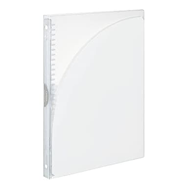Kokuyo Campus Slide Binder, Adapt Slim, Double Pockets, A4, 30 Holes, Up to 65 Sheets, Transparent, Japan Import (RU-AP171T)