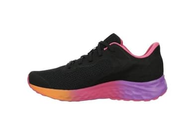 New Balance Kid's Fresh Foam Arishi V4 Lace-Up Running Shoe, Black, 4 Big Kid