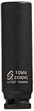 SUNEX TOOLS 810MDMG 1/4-Inch Drive 10-Mm Deep Magnetic Impact Socket