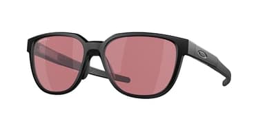 Oakley Actuator OO9250 925008 57MM Matte Black/Prizm Dark Golf Rectangular Sunglasses for Men+ Bundle Accessory Leash Kit, Microfiber Pouch