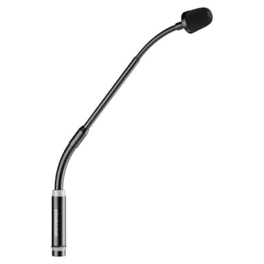 DJ Mic 17 Inch Flexible Gooseneck Microphone, Professional XLR Wired Dynamic Bob Barker Microphone for Video Conference, Podium, Singing, Karaoke DJ Mixer Dedicated Disc Shouting KTV Bar, Metal