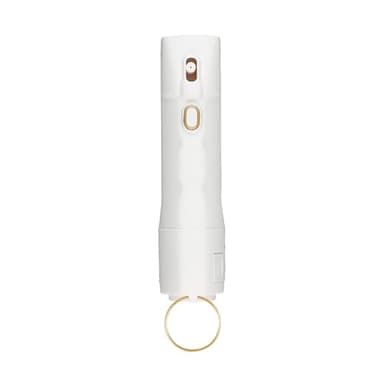 Sabre 2-in-1 Pepper Spray with 130dB Personal Alarm, Alert and Defend with One Press, Fast Flip Top Safety with Finger Grip and Tuck-Away Keyring, Maximum Strength, UV Marking Dye