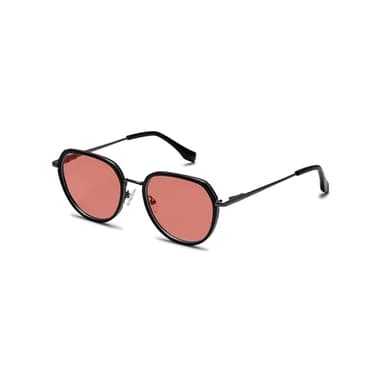 BRADDELL FL-41 Rose Tinted Migraine Light Sensitivity Glasses for Fluorescent LED Glare, Photophobia and Concussion