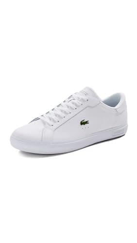 Lacoste Men's Powercourt Leather Sneakers, White, 11.5