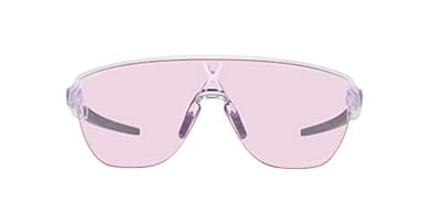 Oakley Mens OO9248A Corridor Low Bridge Fit Rectangular Sunglasses, Matte Clear/Prizm Lowlight, 42 mm