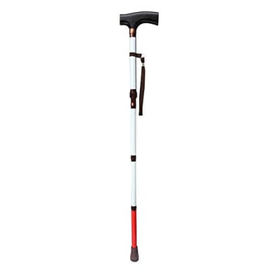 Adjustable Folding Support Walking Cane for The Blind 31.5 inch - 35.4 inch (Folds Down 4 Sections),Lightweight & Portable Walking Stick Mobility Aid