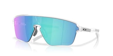 Oakley Man Sunglasses Matte Clear Frame, Prizm Sapphire Lenses, 42MM