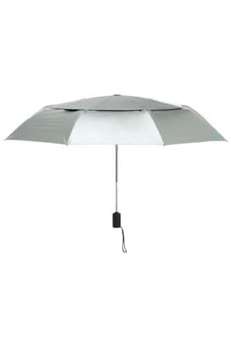 Coolibar Travel Umbrella - UPF 50+ Sun Protection - Sodalis in Silver