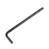 uxcell 7/32" Ball End Hex Key Wrench, L Shaped Long Arm CR-V Repairing Tool, Black