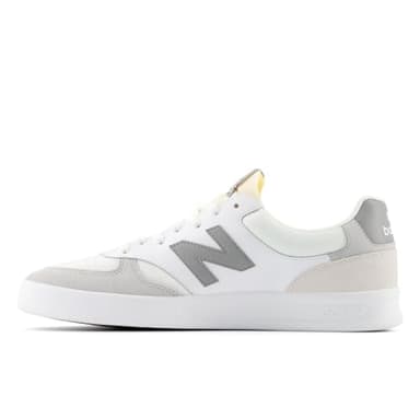 New Balance Men's 300 V3 Court Sneaker, White/Slate Grey/0, 13 M