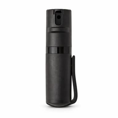 POM Pepper Spray Pocket Clip, Quick Flip Top Safety, Maximum Strength OC Formula with UV Marking Dye, Safe Compact and Tactical Design for Everyday Carry, 25 Bursts, 10 ft Range, 0.5 fl oz