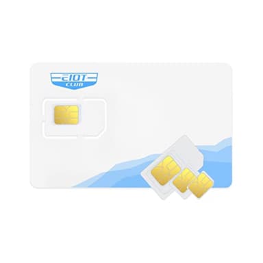 EIOTCLUB SIM Card for Data Only, 5G/4G LTE USA Compatible with Nationwide Networks for Security, Hunting Trail Game Cameras - No Contract Wireless-Triple Cut Size