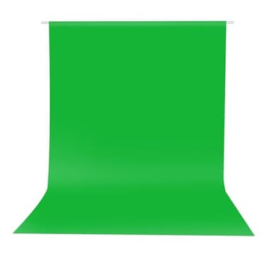 HEMMOTOP Green Screen Backdrop, 5x7 ft Photography Chroma Key Greenscreen Background Sheet for Background Removal, Zoom Meeting, Photo Video Studio, Live Streaming, Video Recording (Backdrop only)