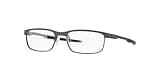 Oakley Steel Plate OX3222 OX32202 54MM Powder Cement Rectangular Eyeglasses for Men + BUNDLE With Designer iWear Eyewear Kit