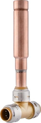 SharkBite Max 1/2 Inch Water Hammer Arrestor, Push-to-Connect Brass Plumbing Fitting, UR22630