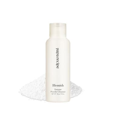Papa Recipe Blemish Enzyme Powder Rice Cleanser – Gentle Triple Exfoliation with Papain, PHA & Rice Powder – Low pH Korean Skincare Face Wash for Clearer, Radiant Skin