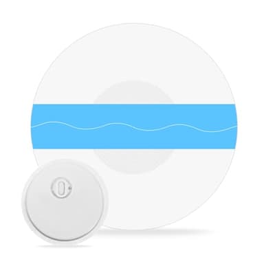 funpatch 100Pack Freestyle Sensor Covers for Libre 3 Plus, Waterproof Libre 3 Plus Sensor Covers CGM Tape Transparent Full Cover Patch Hypoallergenic Latex-Free Long Stay for 15 Days