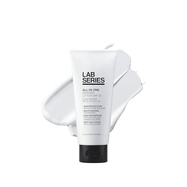 Lab Series Men's All-In-One Defense Face Lotion SPF 35 - Mineral Oil Free Sunscreen - Anti Aging Face Moisturizer with SPF - Skin Care for Men, 3.4 Fl Oz