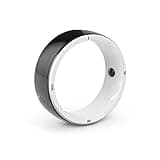 JAKCOM R5 Smart Ring New Intelligent Wearable RFID Device Build-in 13.56mhz 125khz 6 RFID Cards & 128GB Wireless Disk Sharing & 2 Health Stones & Many NFC Functions for iPhone Android (L)